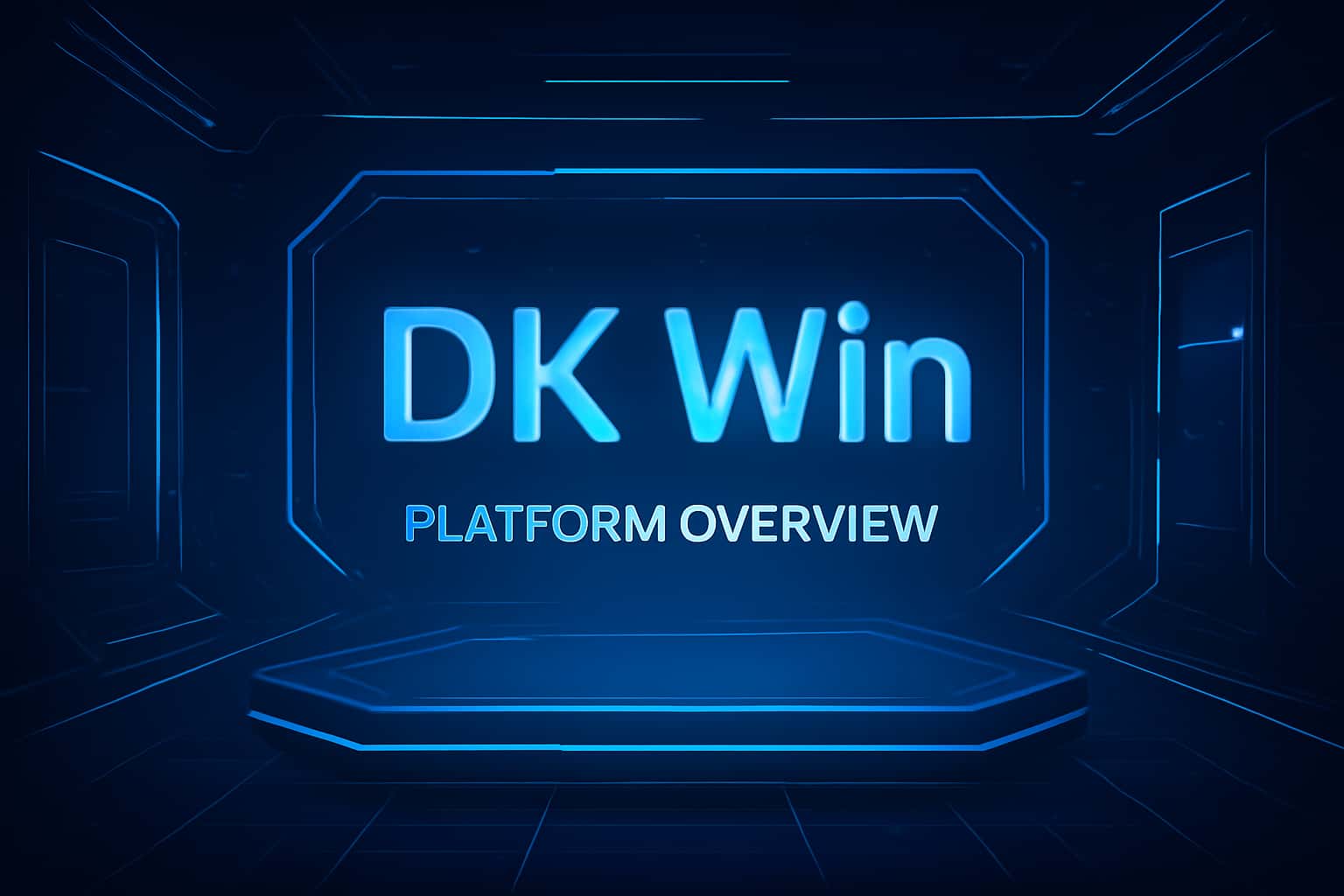 Futuristic digital landscape