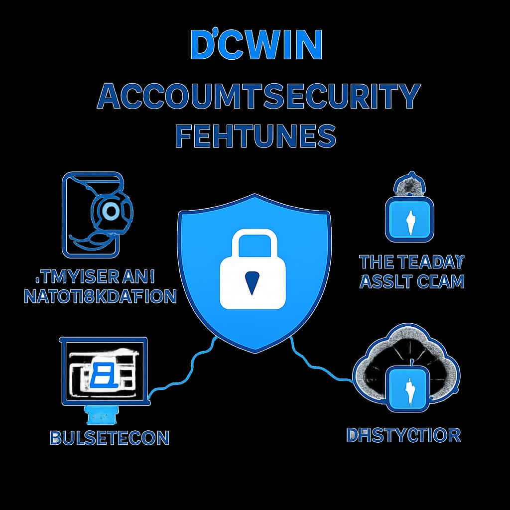 Illustration showing the key components of DK Win Account Security Features.