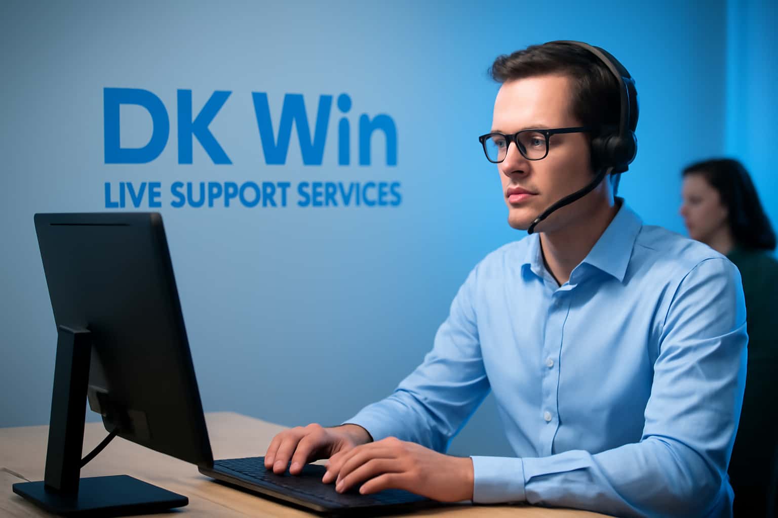 An informative visual representation of DK Win Live Support Services.