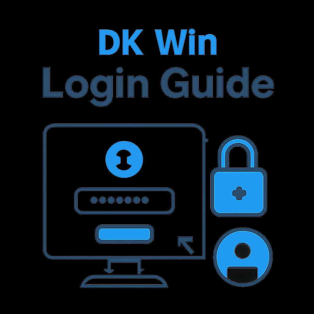 Diagram explaining DK Win Login process.
