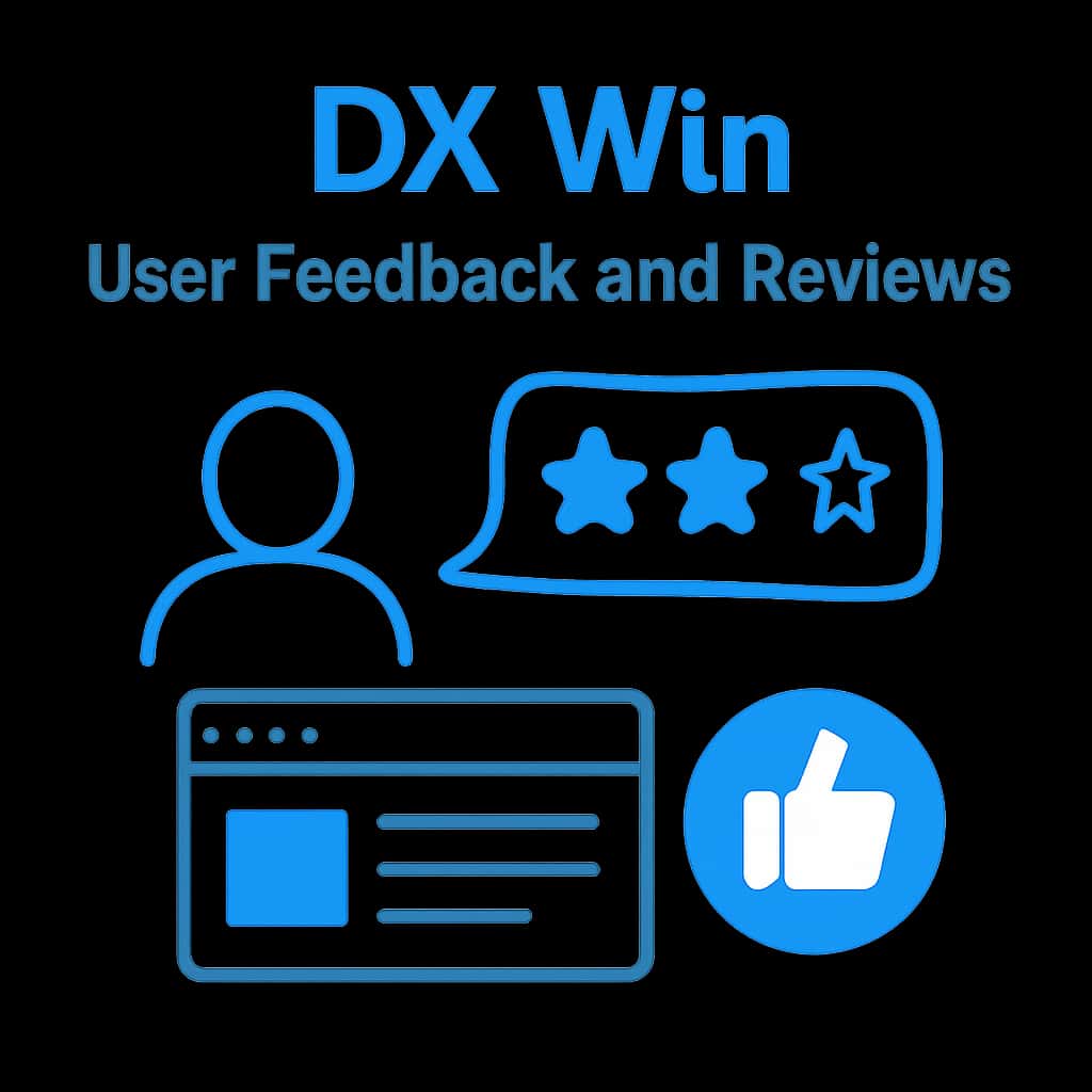 Illustration explaining the feedback process for DK Win.