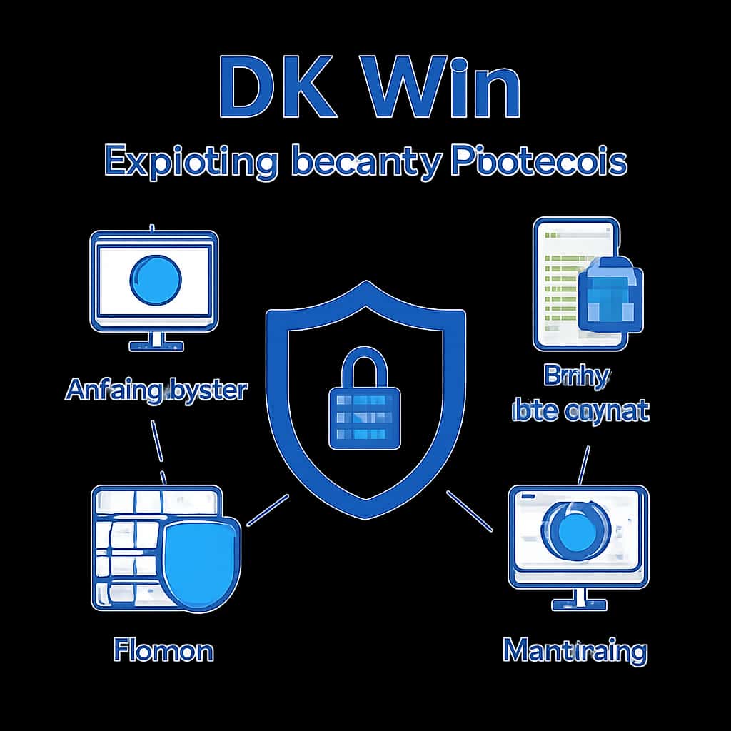 Diagram illustrating DK Win security measures.