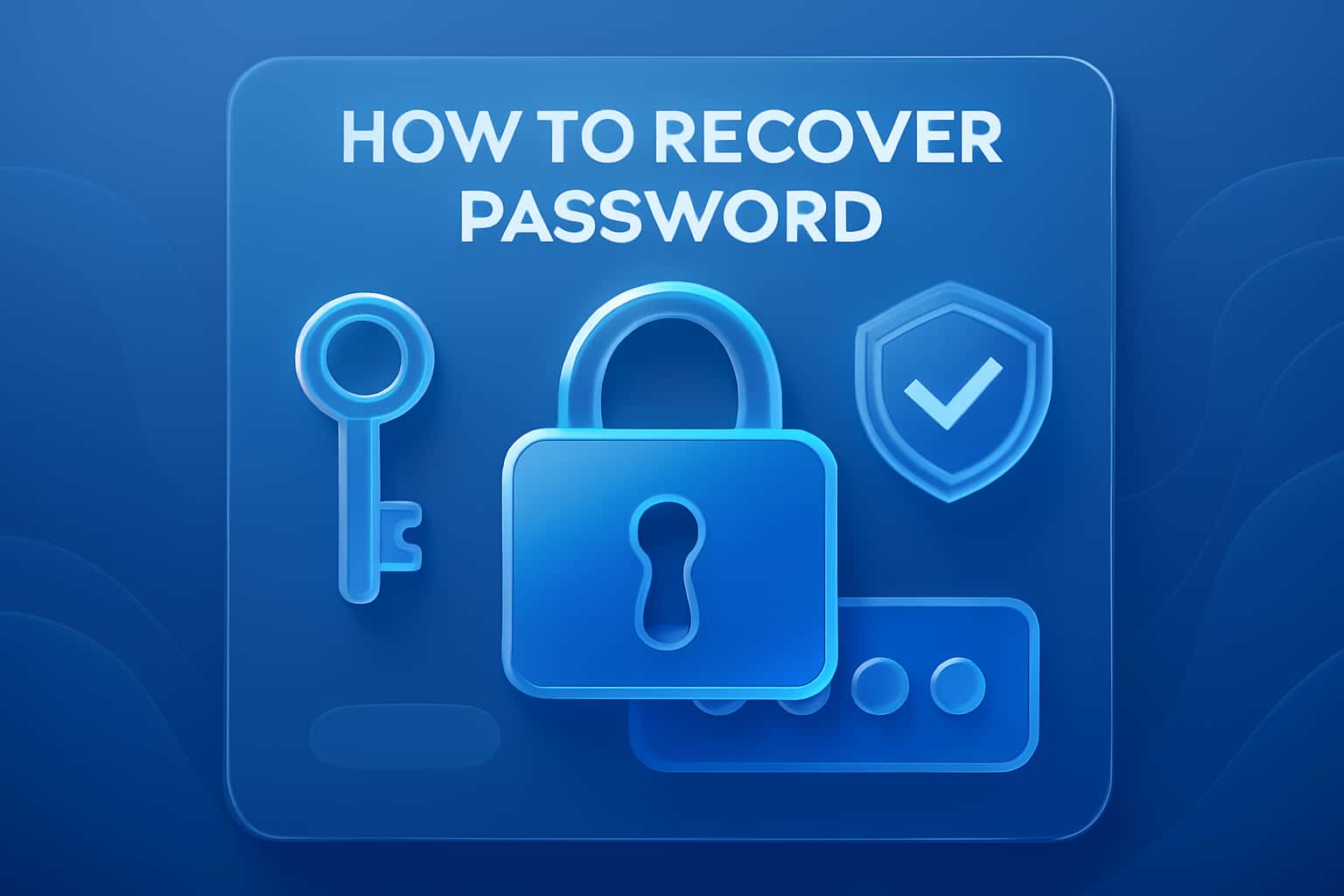 An illustrative scene showing the DK Win password recovery process.