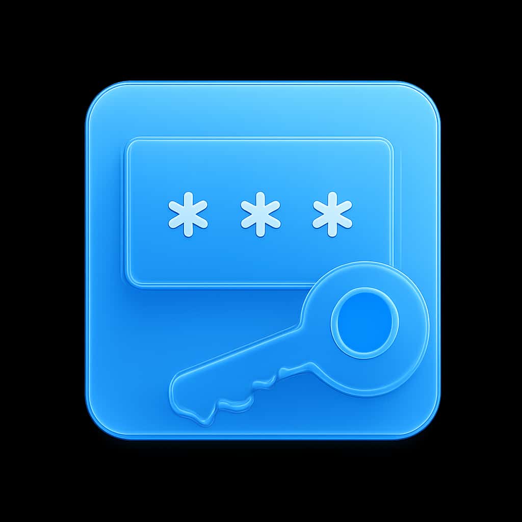 Icon symbolizing DK Win password recovery help.